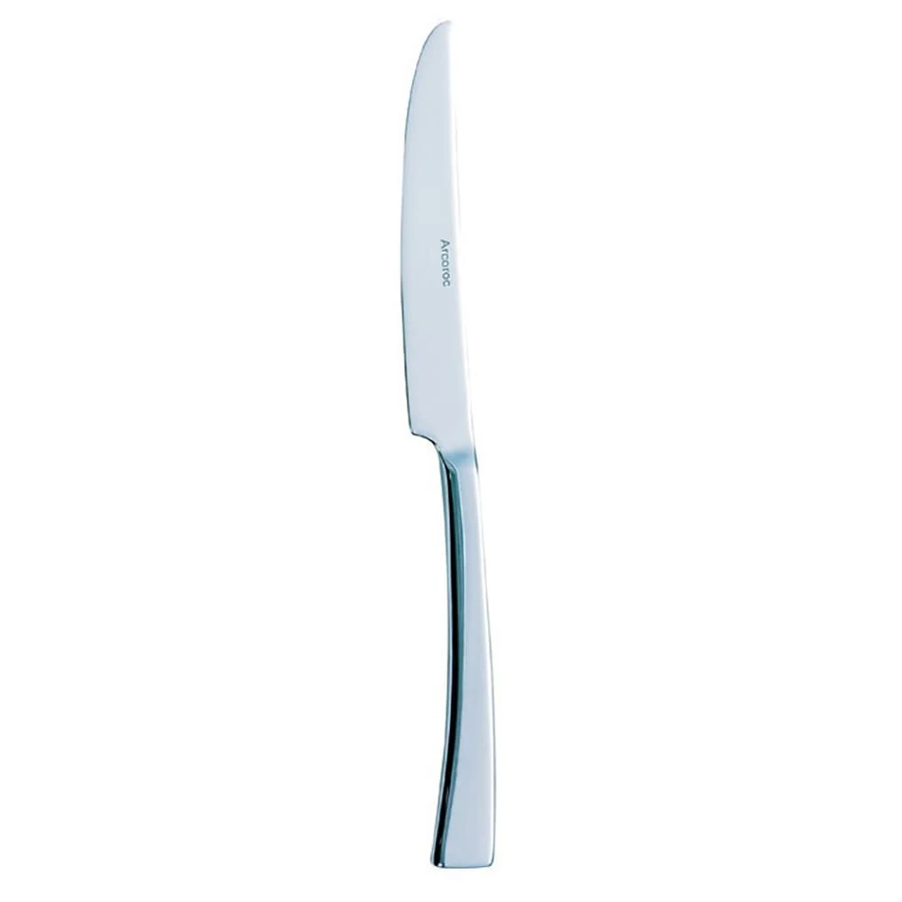 Arcoroc T3608 Latham S/S Solid Handle Dessert Knife - Dozen 1 Arcoroc T3608 Latham S/S Solid Handle Dessert Knife - Dozen